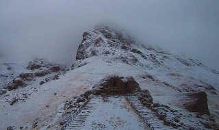 Neve fino a 1.500 metri sul Gran Sasso, temperature sottozero